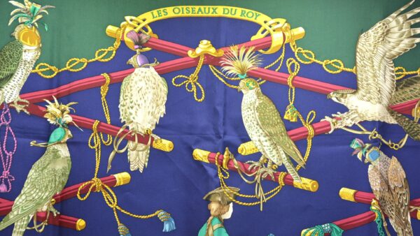 Foulard Hermès "Les Oiseaux du Roy"