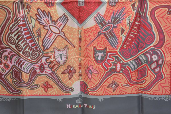 Foulard Hermès Légende Kuna Peuple de Panama