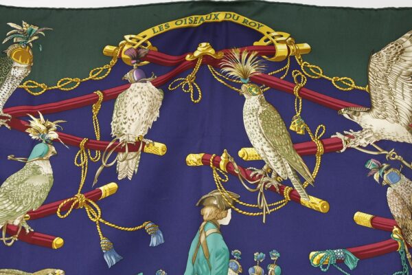 Foulard Hermès "Les Oiseaux du Roy"