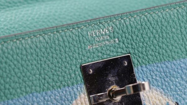 Hermes Kelly 32 Turquoise