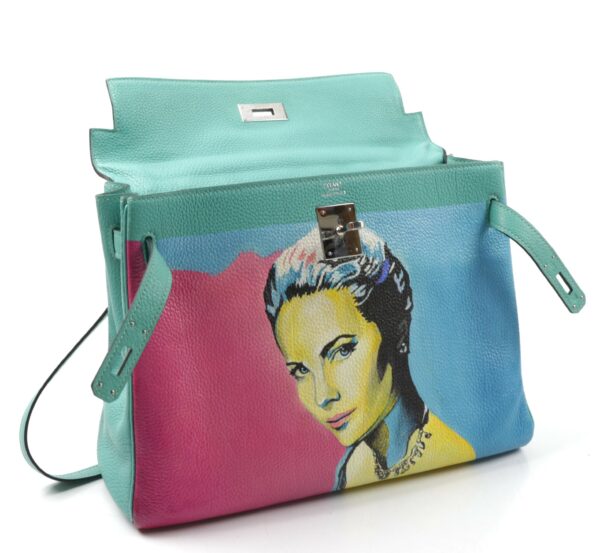 Hermes Kelly 32 Turquoise
